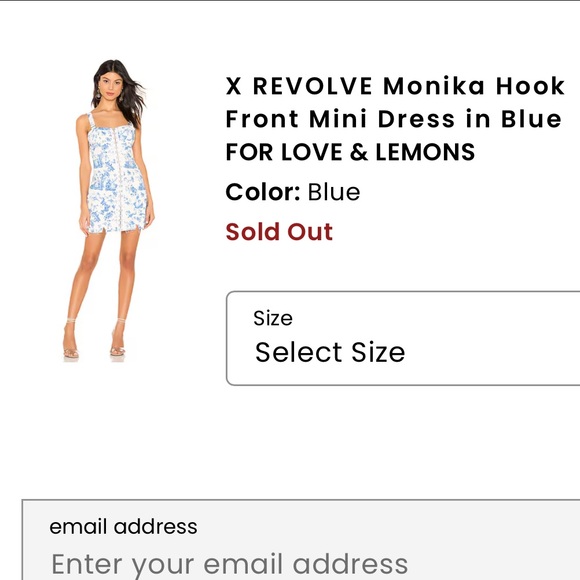 For Love and Lemons Monika Hook Dress DISCONTINUED - Picture 2 of 4